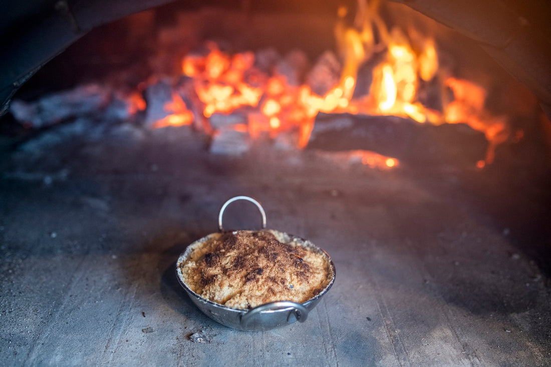 Pear and Cranberry Crumble