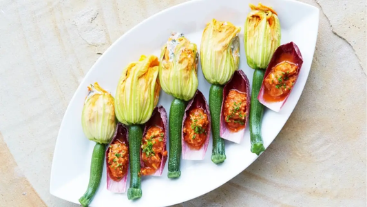 Stuffed Courgette Flowers