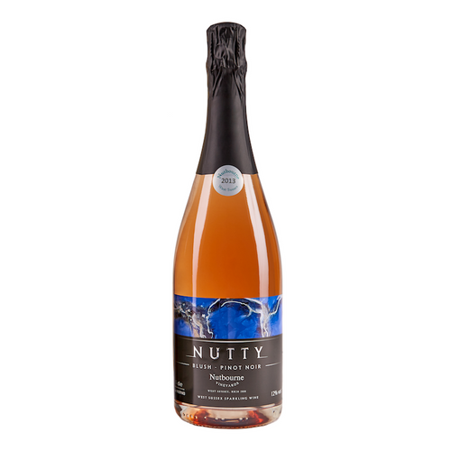 Nutbourne Nutty Blush Pinot Noir 2013 Classic Method English Rosé Sparkling Wine Bottle
